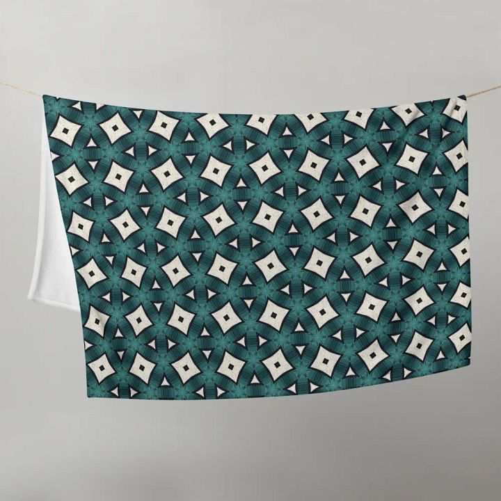 Geometric Shapes Throw Blanket product image (1)