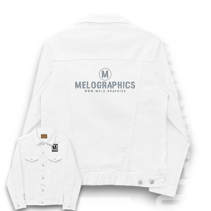 Rated M: Grey Stitched - Denim Jacket | #MadeByMELO product image (1)