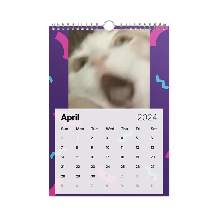 Wall Calendar (2024): Meme Cats product image (2)