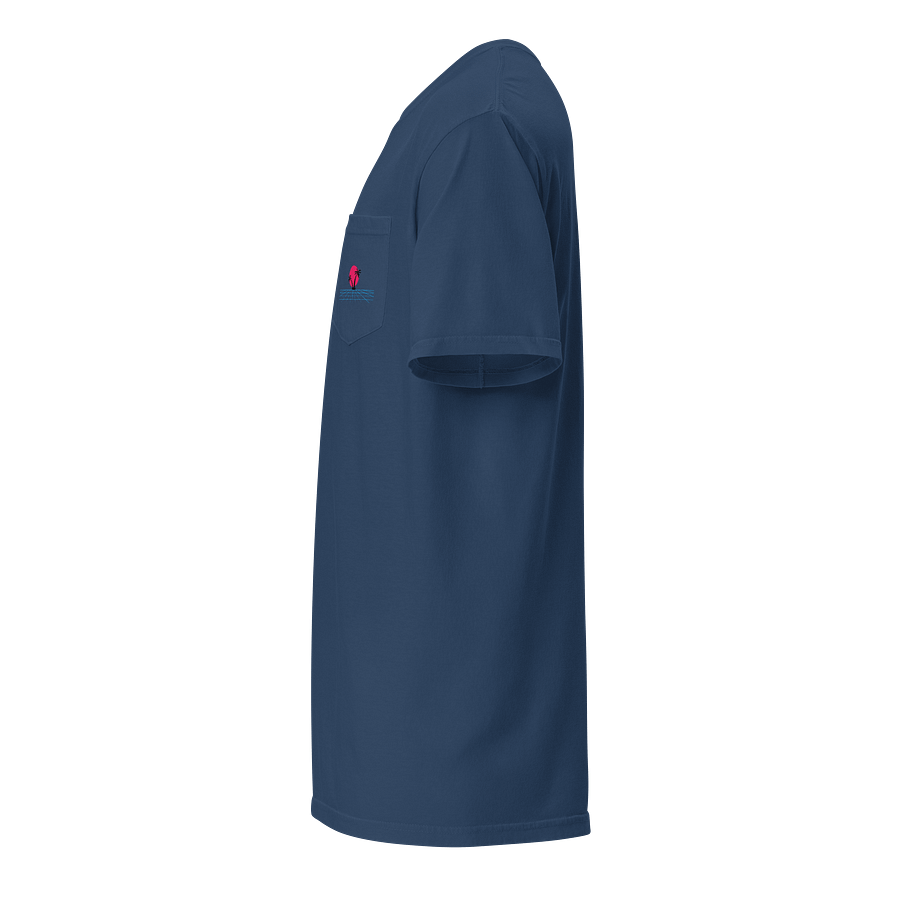 Retro Sunset Grid Pocket Tee product image (3)