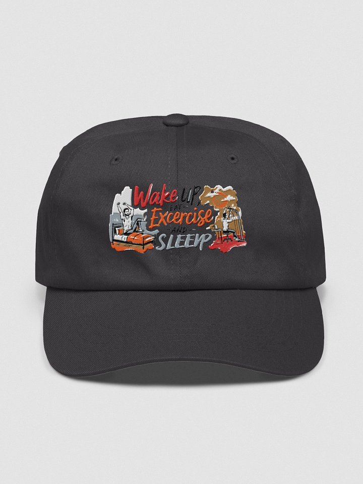 Sunrise Fitness Motivation | Wake-Up Workout Art Dad Cap product image (1)