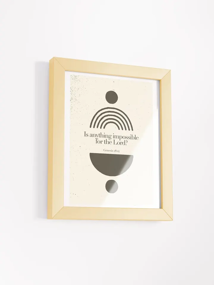 'Genesis 18:14' Poster product image (2)