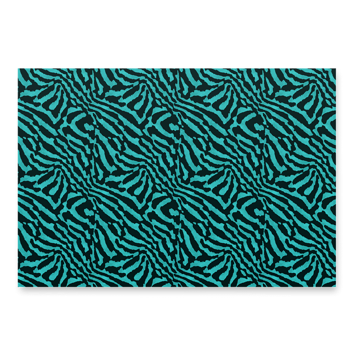 Teal Zebra Paper Sheets product image (2)
