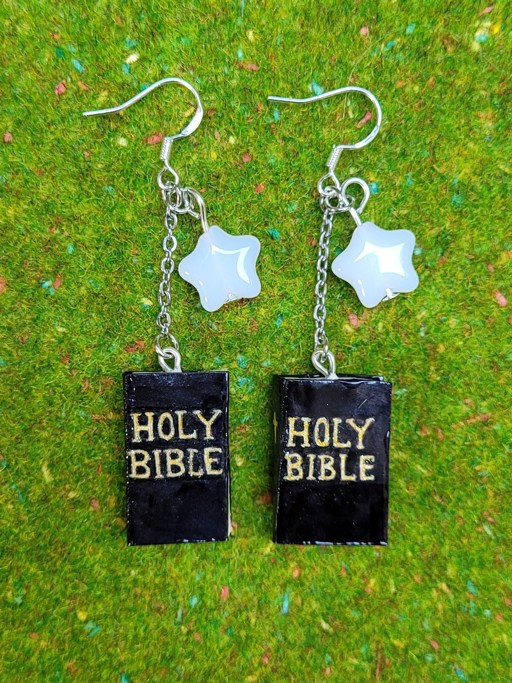 Holy Bible - Classic Book Earrings product image (1)