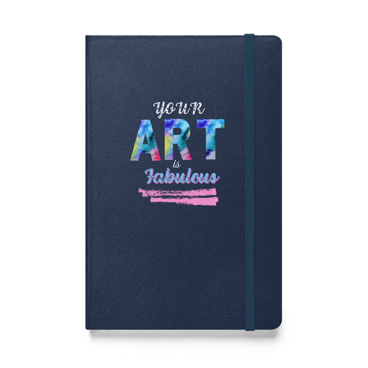 Vibrant Artistic Hardcover Journal for art teachers and art students and arty friends and family product image (1)