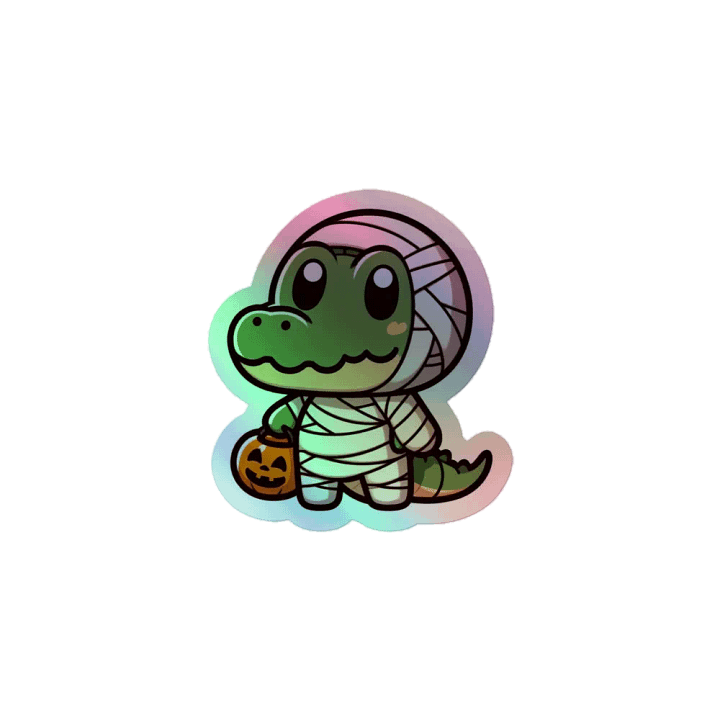Mummy Ryodile Holographic Sticker Sheet product image (1)