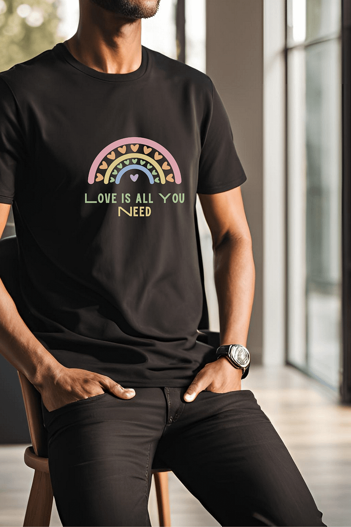 Pastel Love Rainbow T-Shirt product image (2)
