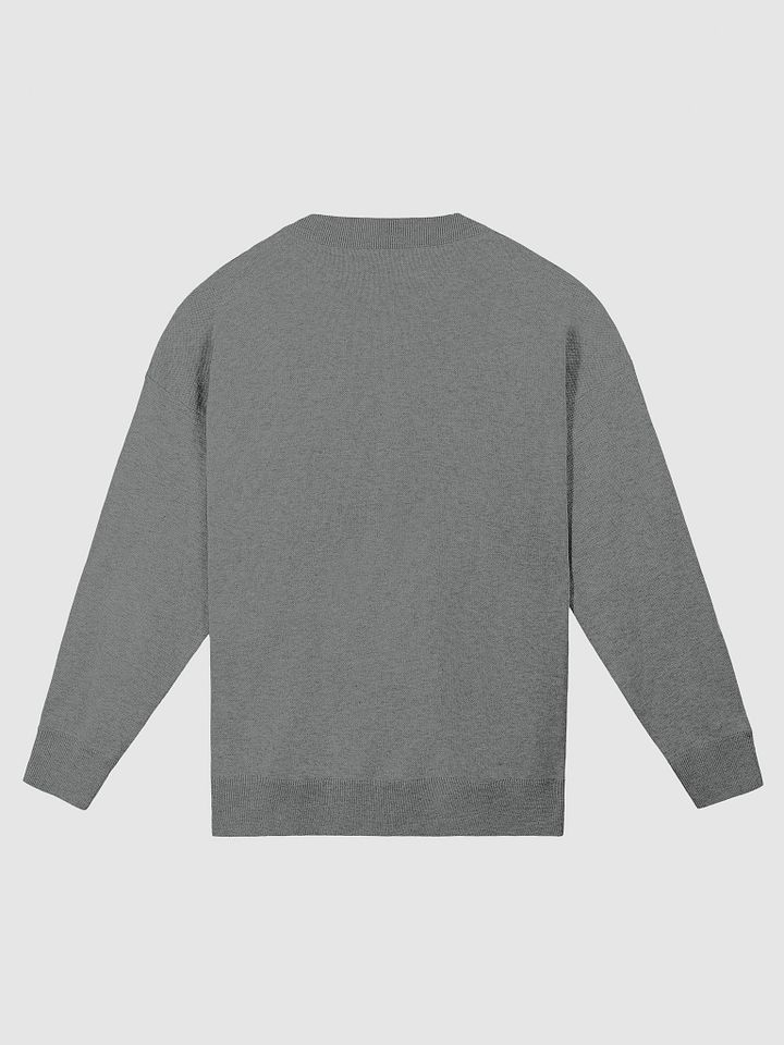 NO SMALL TALK ALLOWED (lg. design, tri-tone grey) knitwear relaxed crewneck product image (6)