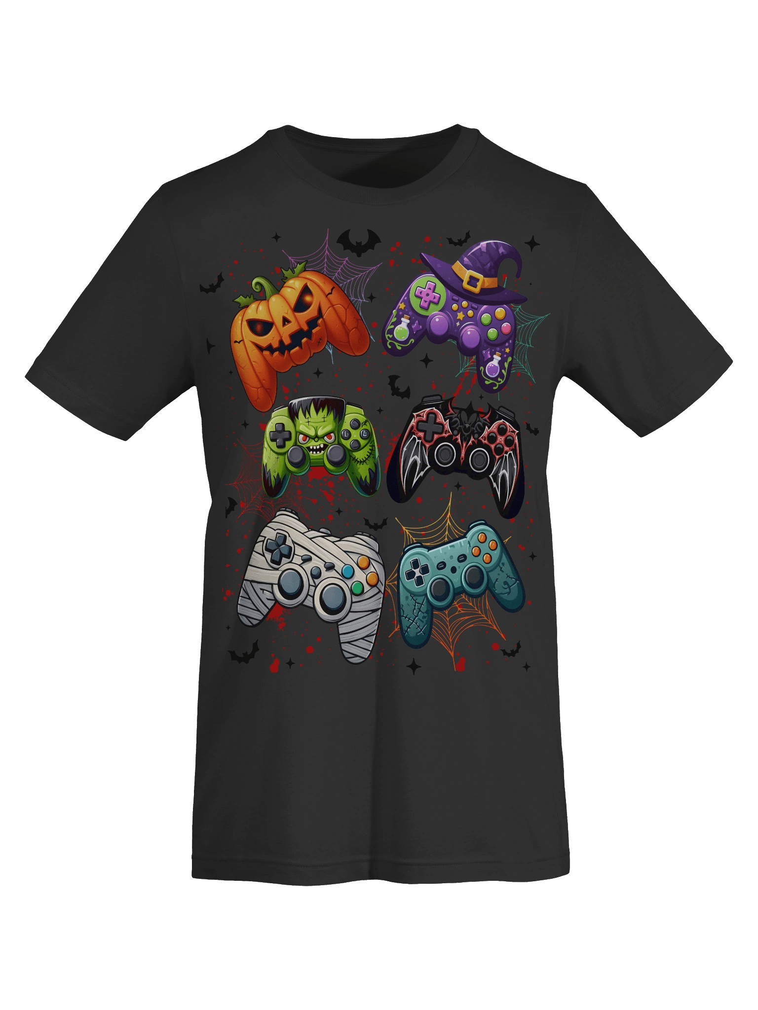 Spooky Gaming Controllers Collection T-Shirt product image (34)