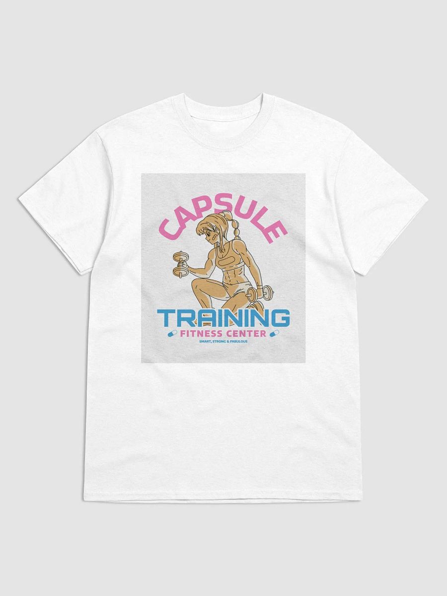 "Capsule Training Fitness Center" Gildan Heavyweight T-Shirt - Anime-Inspired Workout Gear product image (1)