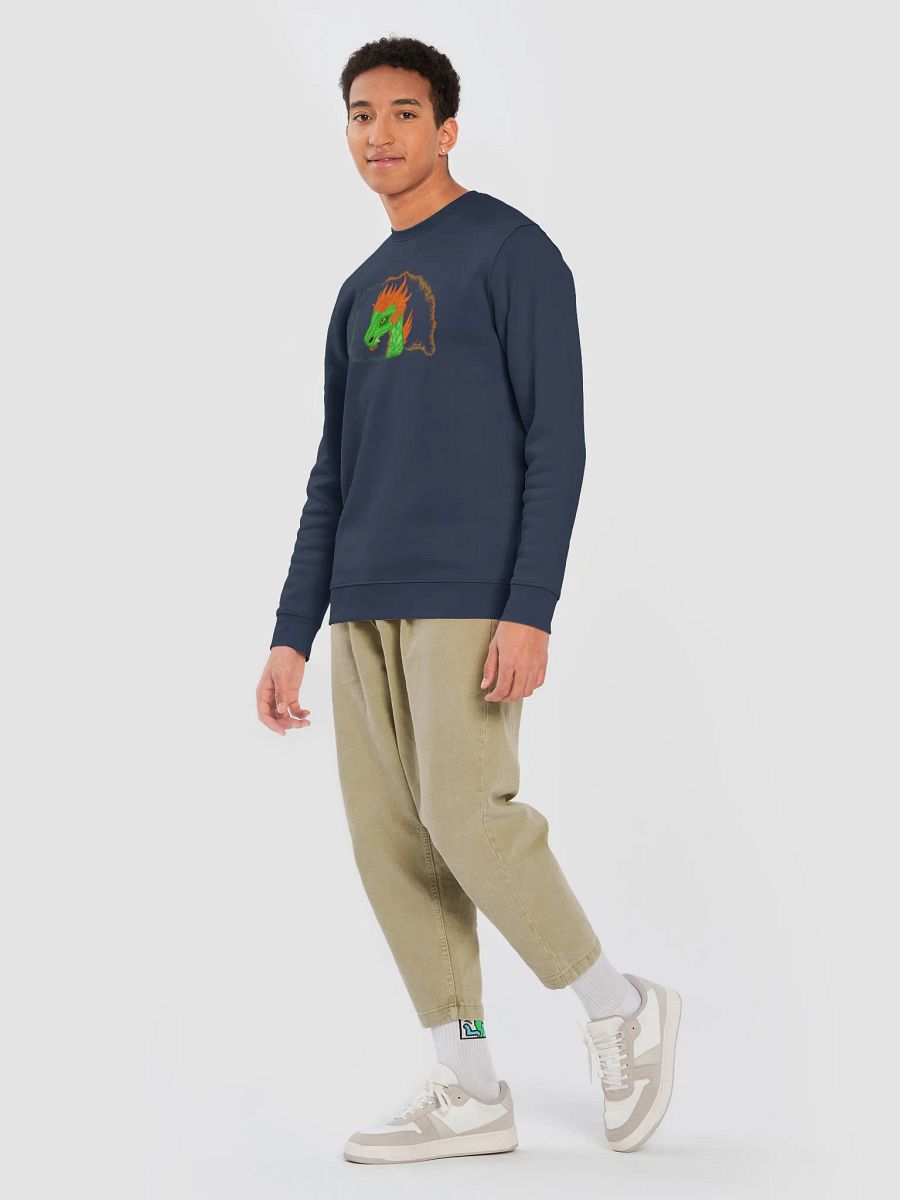 Vibrant Dragon Head Unisex Eco Sweatshirt product image (9)