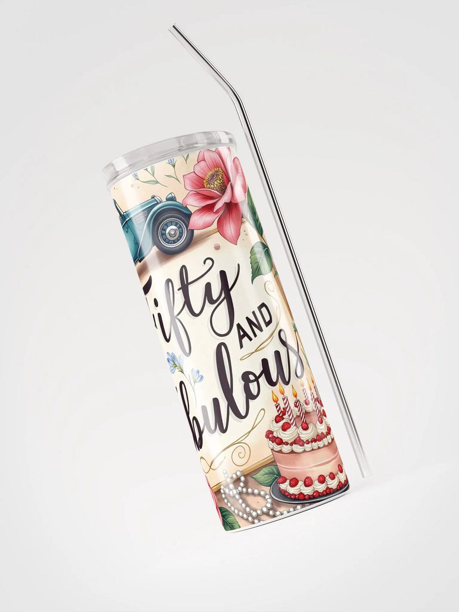 Fabulous Fifty Stainless Steel Tumbler product image (3)
