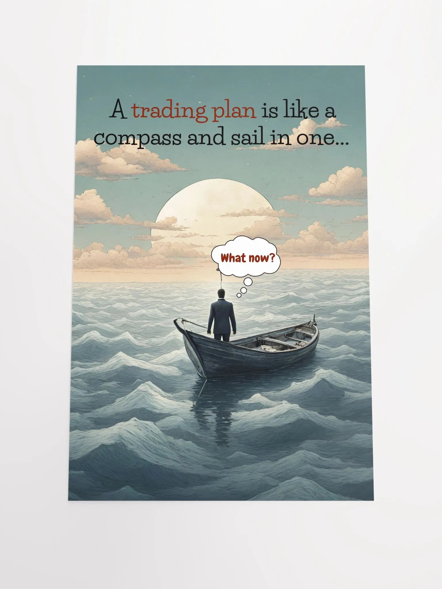 Inspirational Trading Plan Poster (Original Artwork) product image (2)