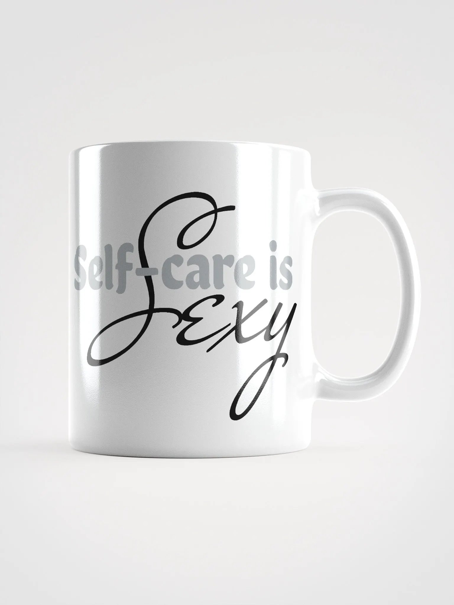 Self care is sexy - Tall black mug product image (1)