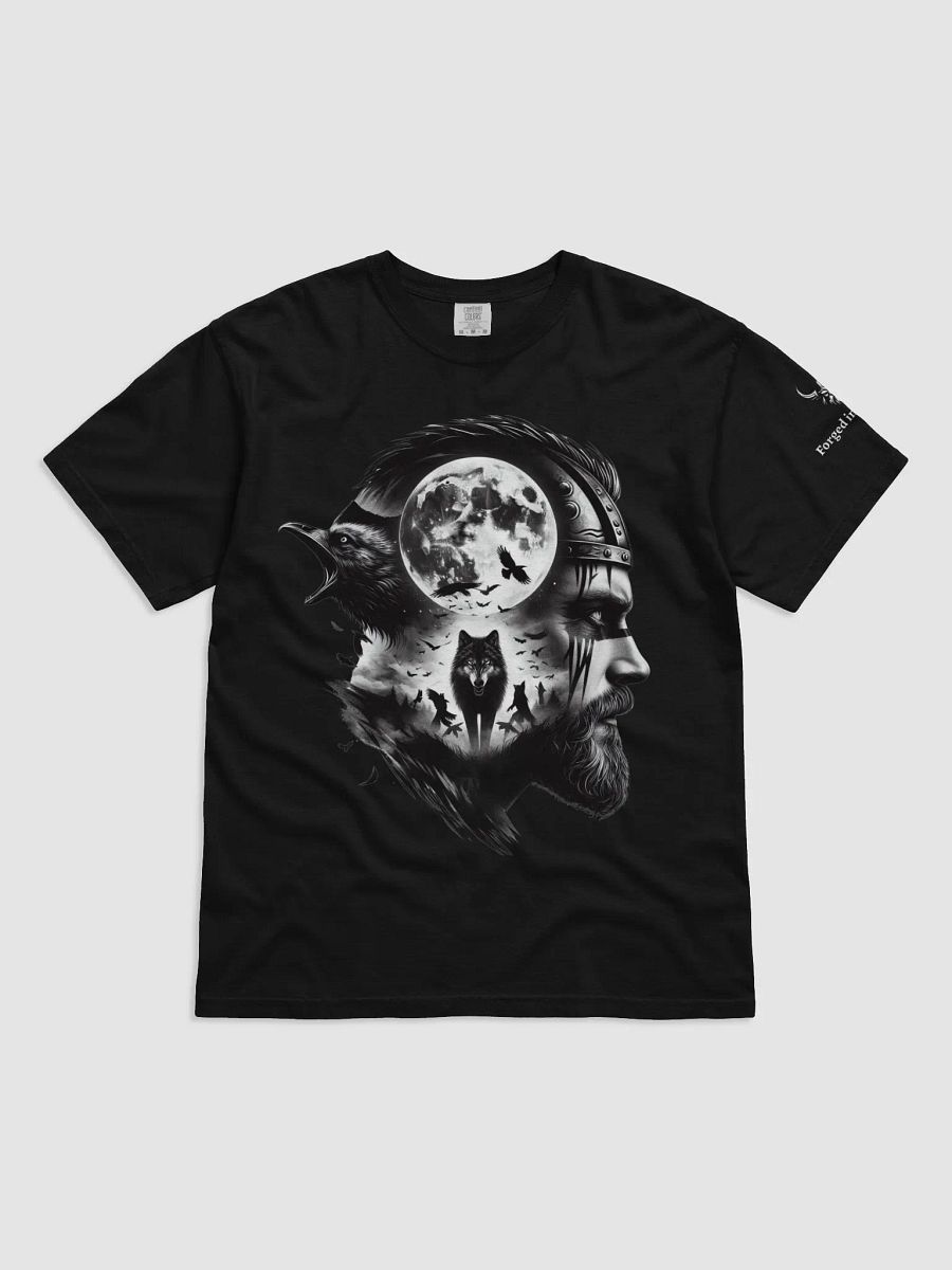 Forged In Valhalla: Odin’s Wolf Companions T-Shirt product image (2)