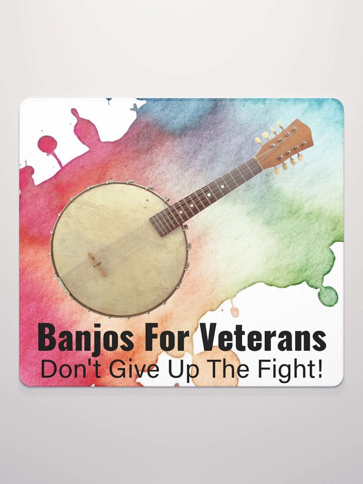 Banjos For Veterans (B4V) Artwork Gaming Mouse Pad product image (2)