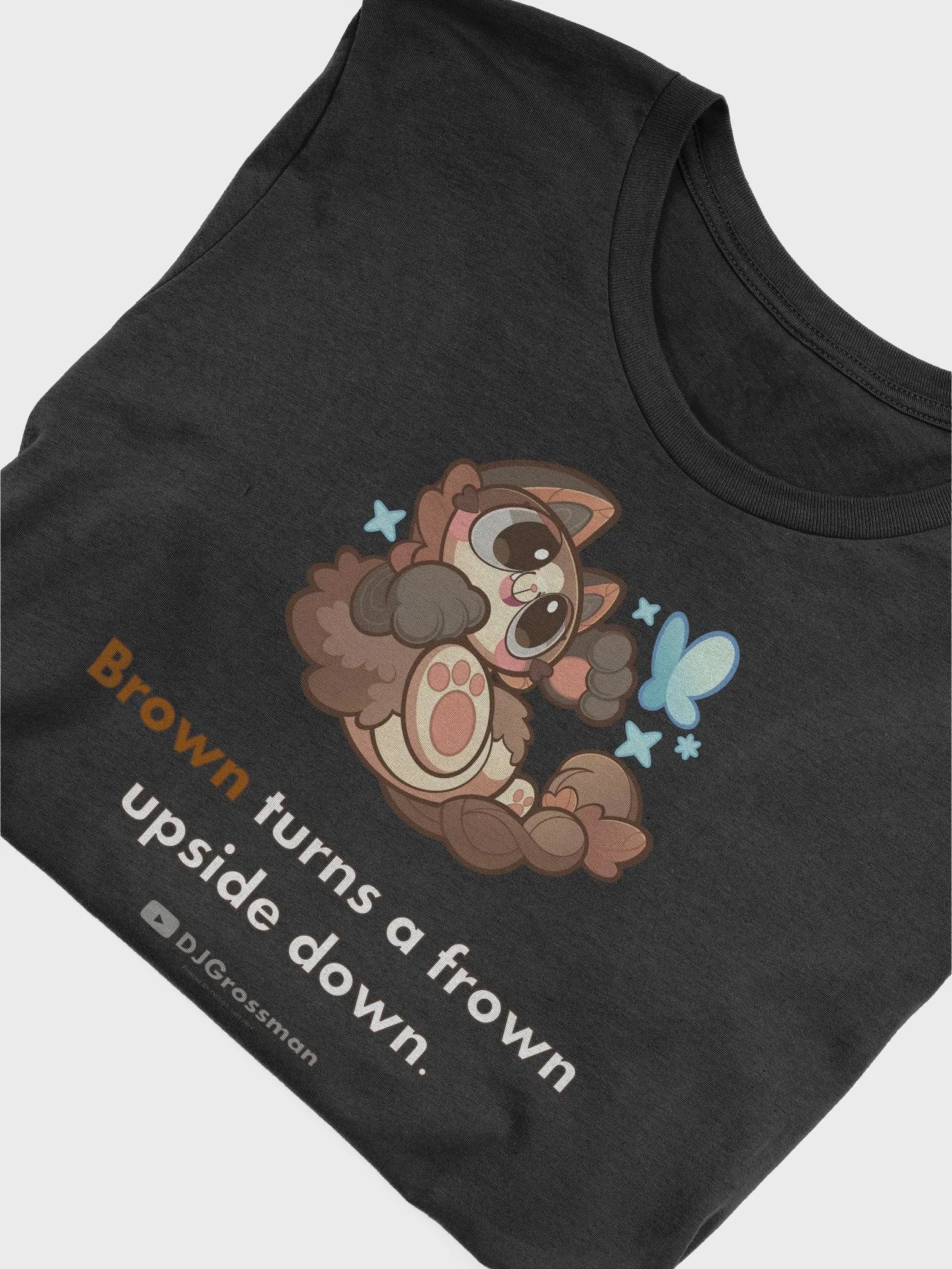 Playing Terra • "Brown turns a frown upside down." • Supersoft T-shirt product image (12)