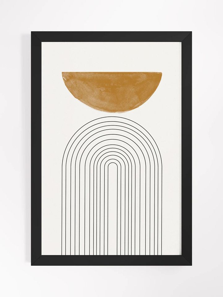 Geometric Elegance Framed Poster | Modern Abstract Art for Stylish Interiors product image (1)