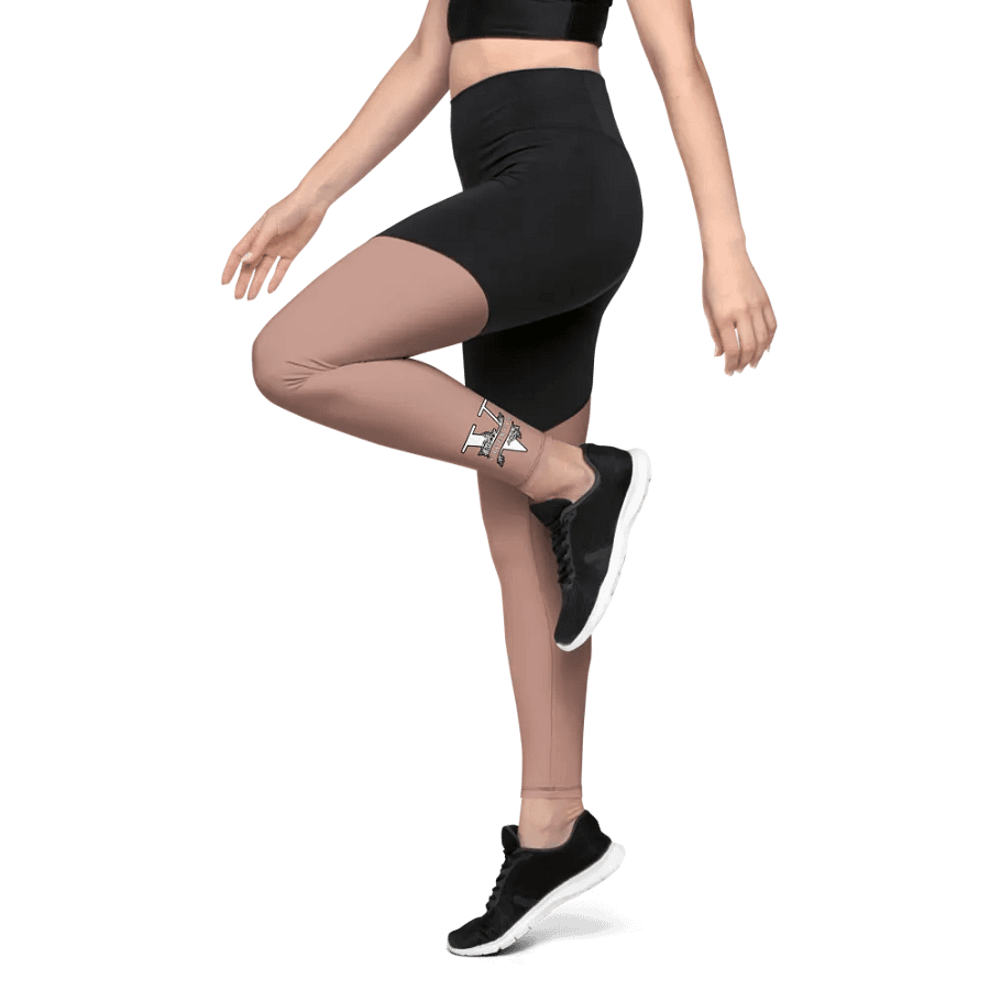 Vivencia Active Rose V Sports Leggings product image (7)