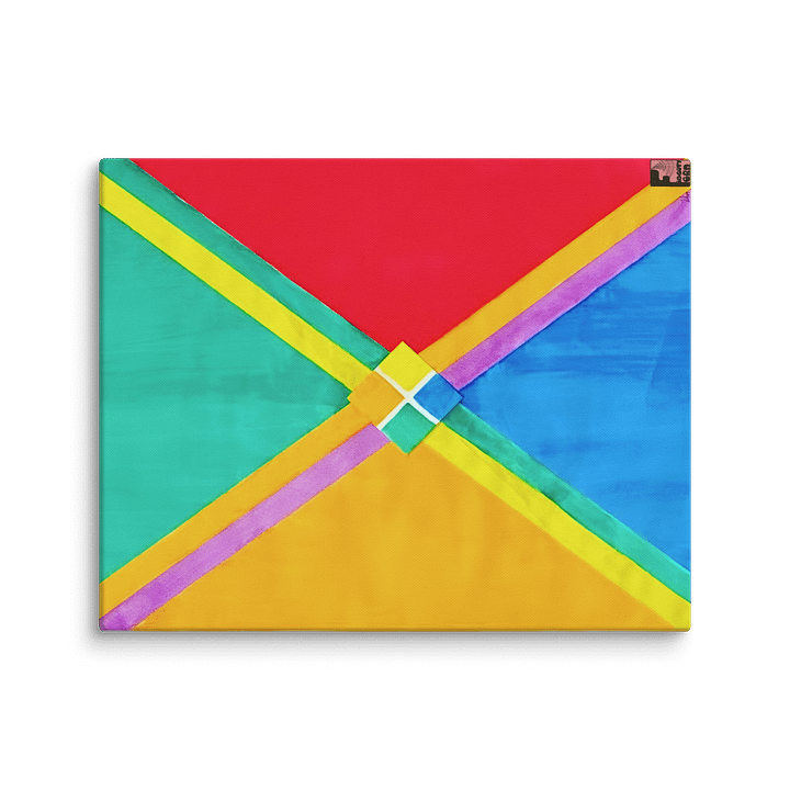 "Color Theory Study in Gauche 2020" Canvas Print product image (2)