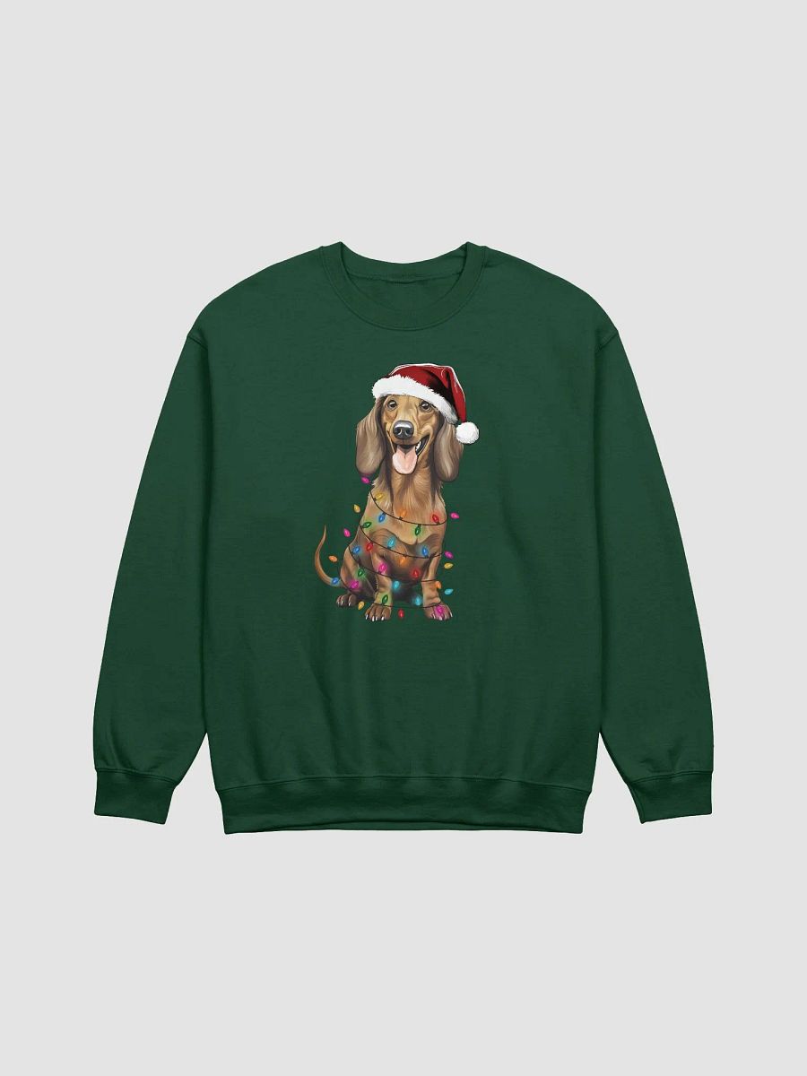 Funny Longhaired Dachshund Christmas Sweatshirt for Wiener/Doxie Paw-rents product image (8)