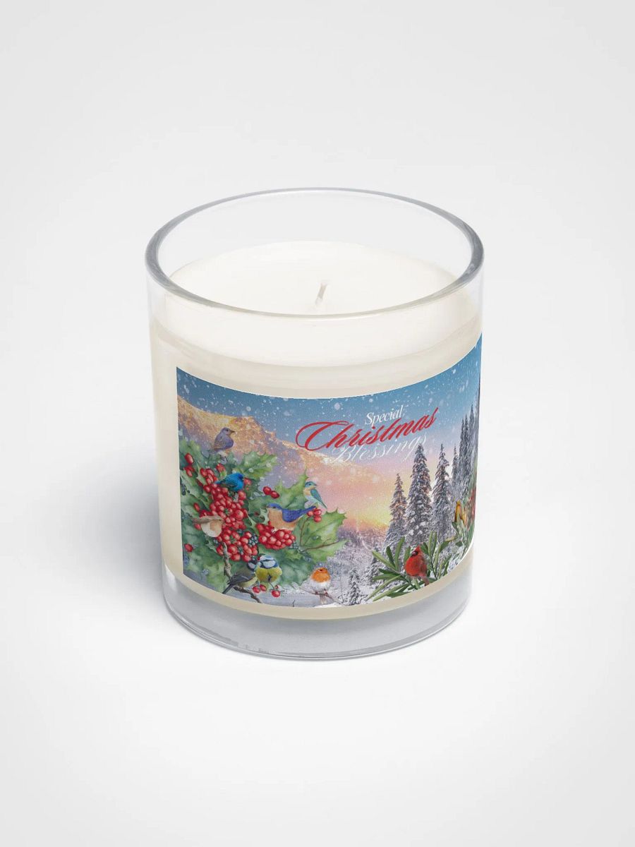 Snowy Christmas Blessings Soy Candle for family friends moms colleagues product image (2)