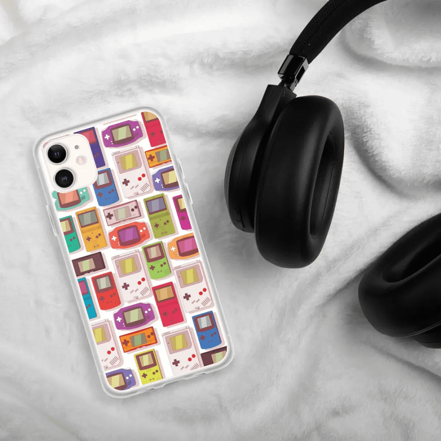 Retro Gamer Console Pattern iPhone Case product image (54)