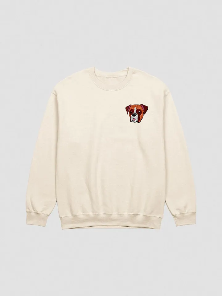 Boxer Dog Illustration Crewneck Sweatshirt product image (1)