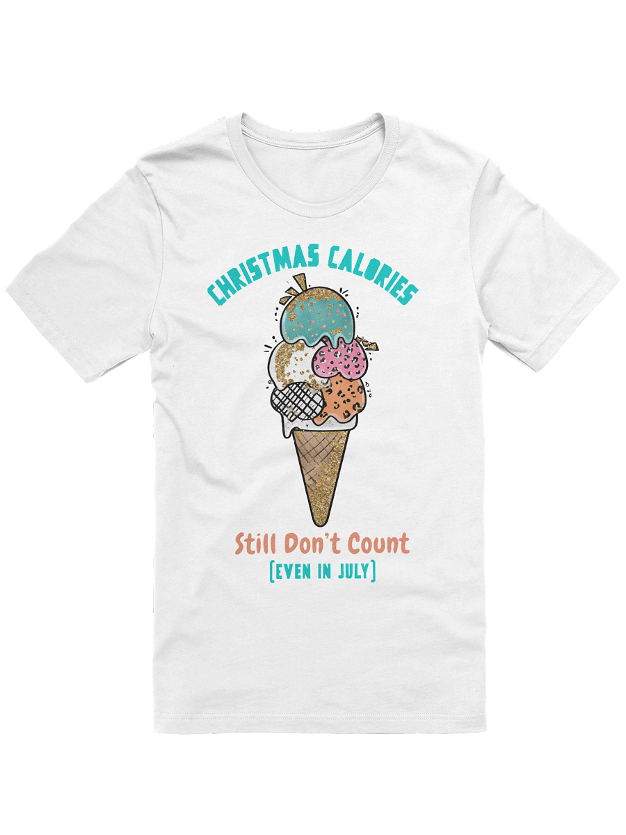 Glittery Christmas Ice Cream T-Shirt product image (54)