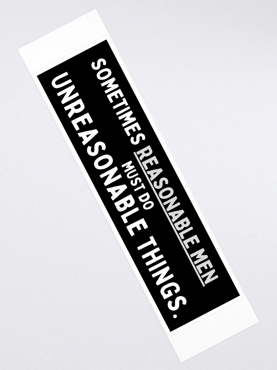Unreasonable Things Sticker product image (2)