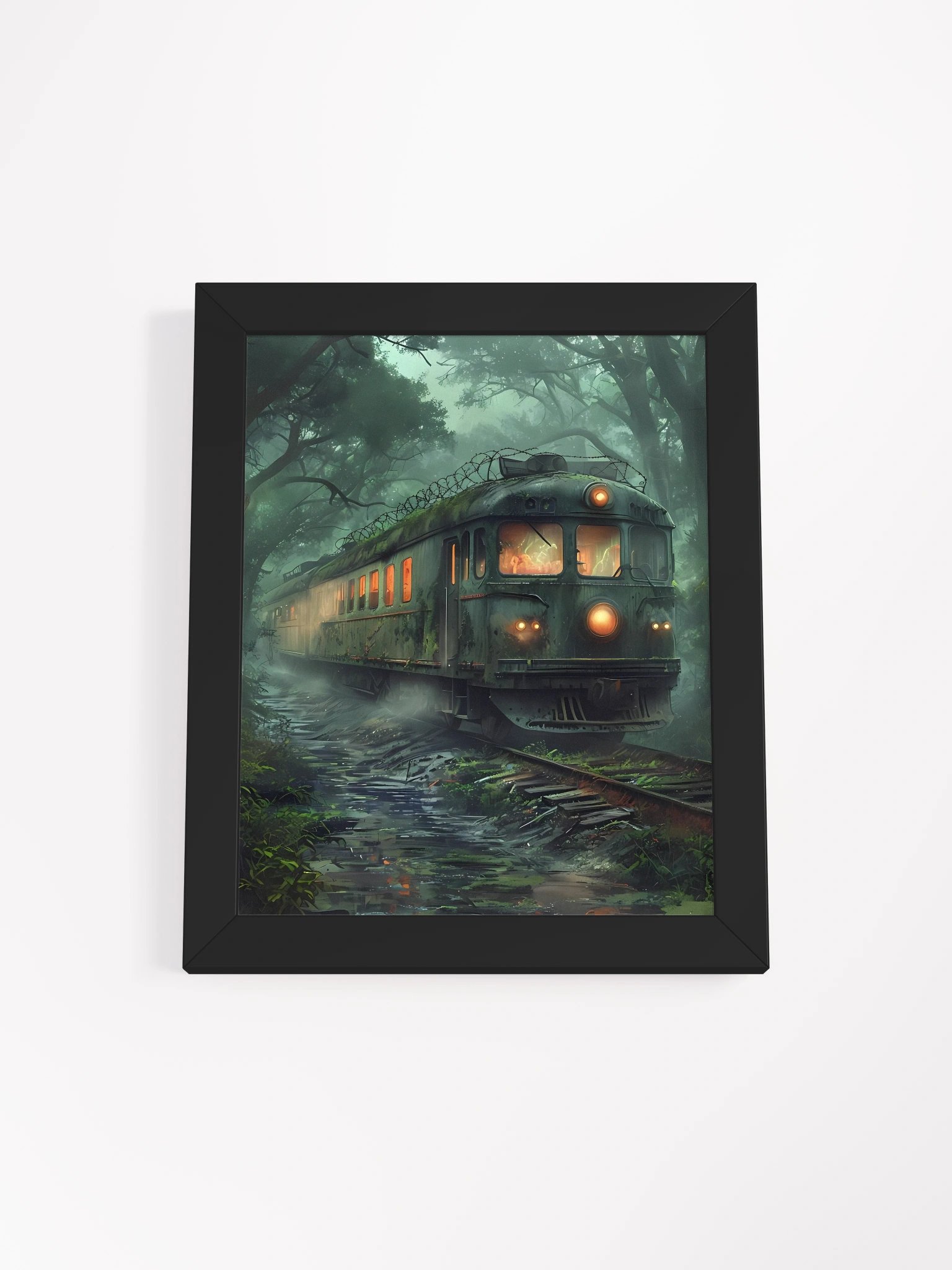 Misty Forest Train Journey Wall Art product image (2)