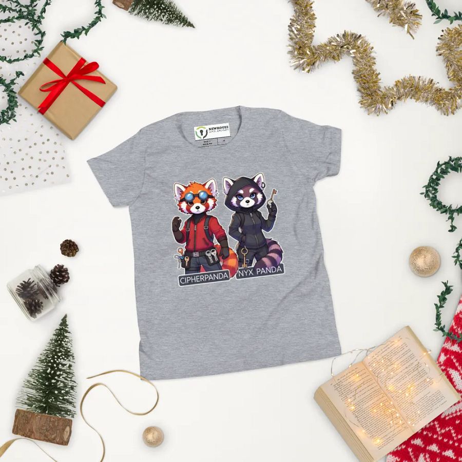 Nyx and Cipher Panda youth Tshirt product image (163)