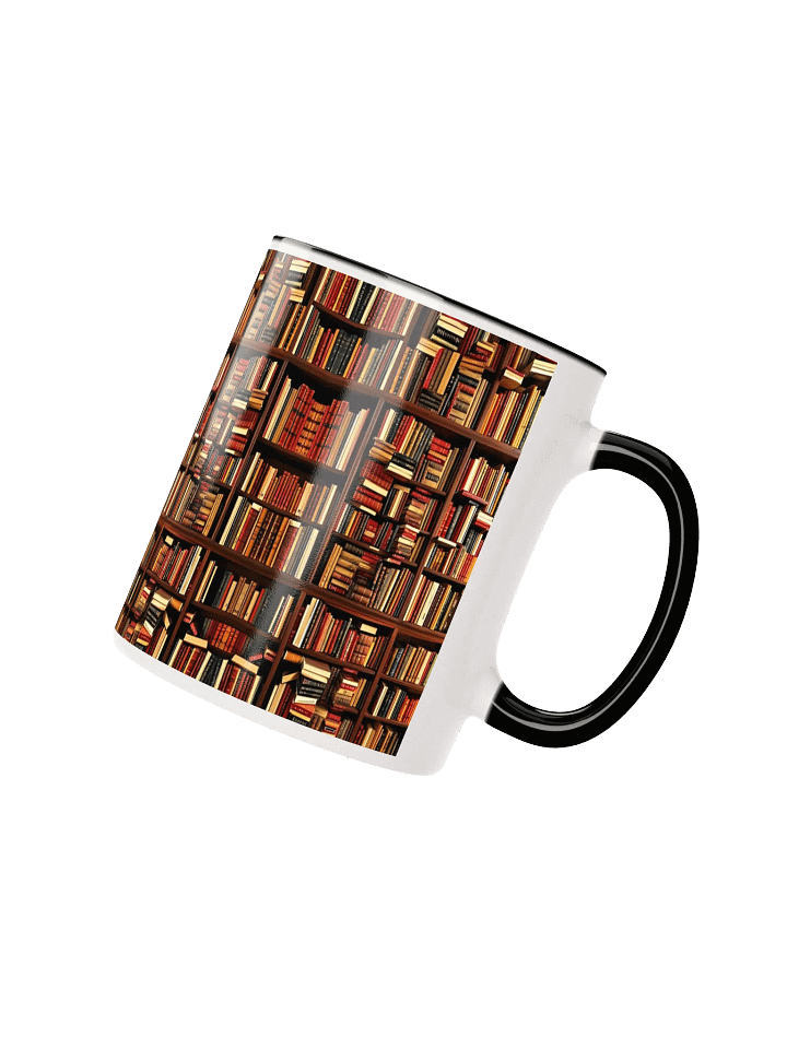Colorful Bookshelf Ceramic Mug product image (11)
