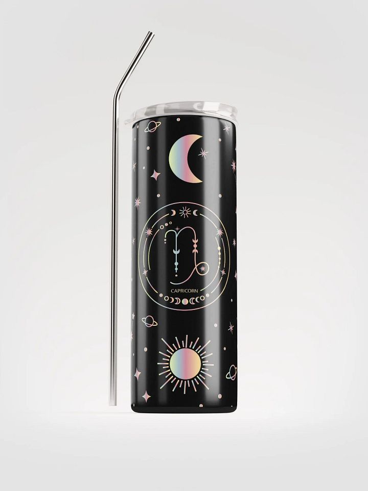 Celestial Capricorn Stainless Steel Tumbler: Embrace Zodiac Magic product image (1)