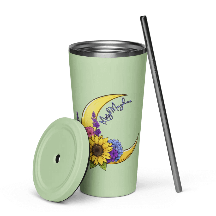 MM Logo Stainless Steel Tumbler w/ Straw product image (5)