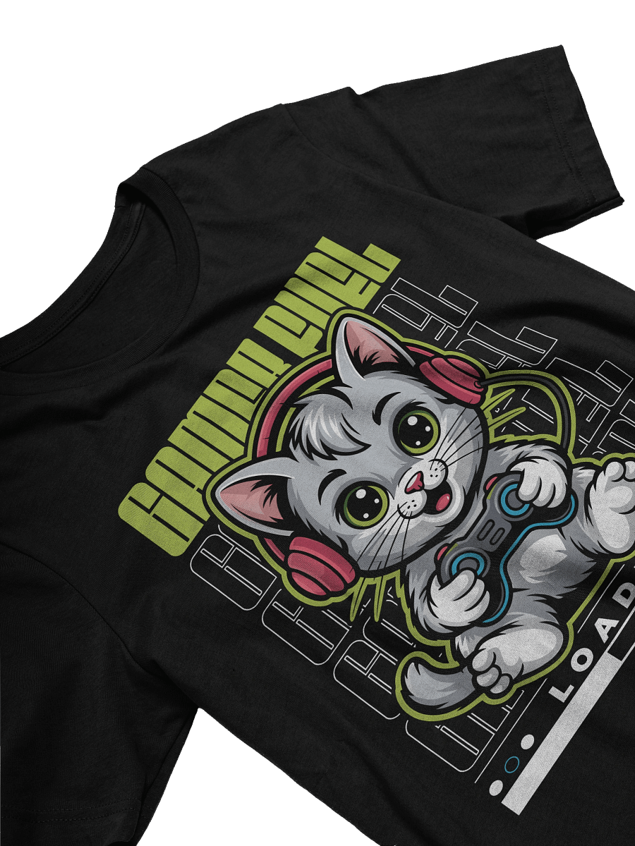 Gamer Cat | Unisex Bella+Canvas Supersoft T-Shirt product image (4)