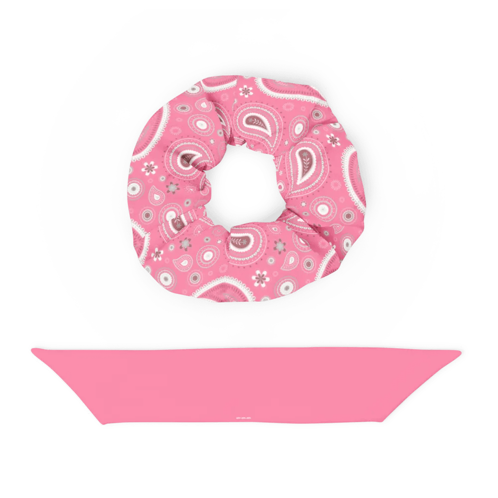 Pink Paisley Dreams All-Over Print Scrunchie product image (6)