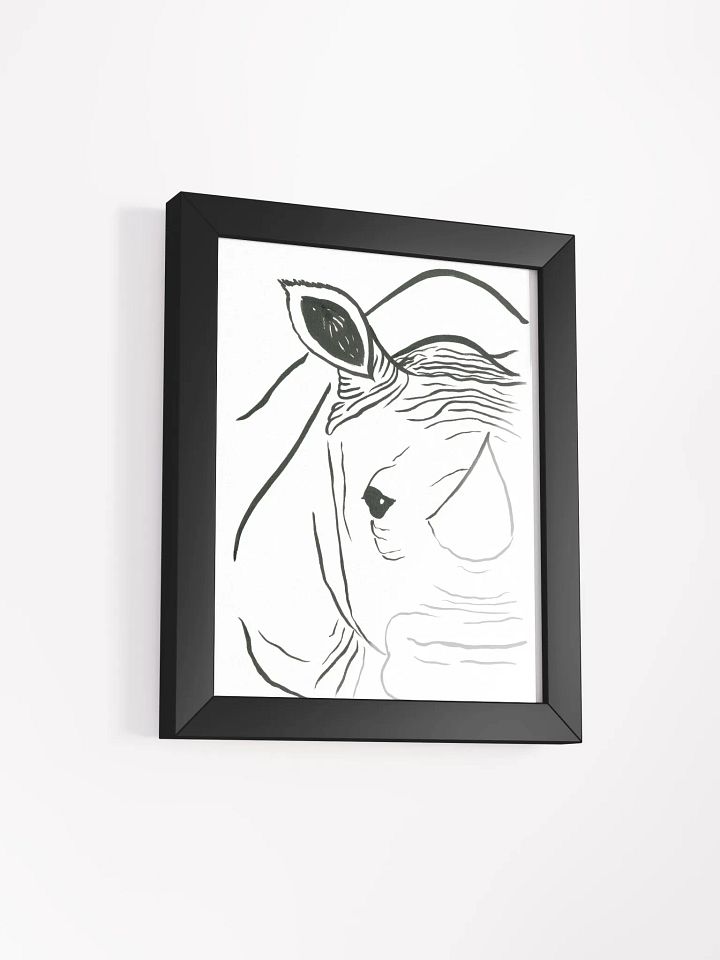 Face Of A Rhino Framed Print product image (4)