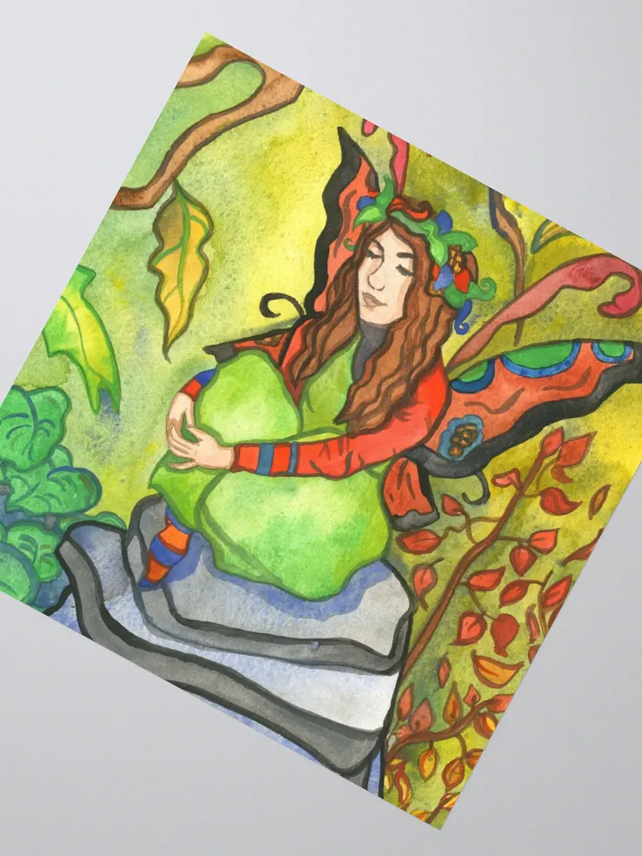 Golden Leaves Sticker product image (3)