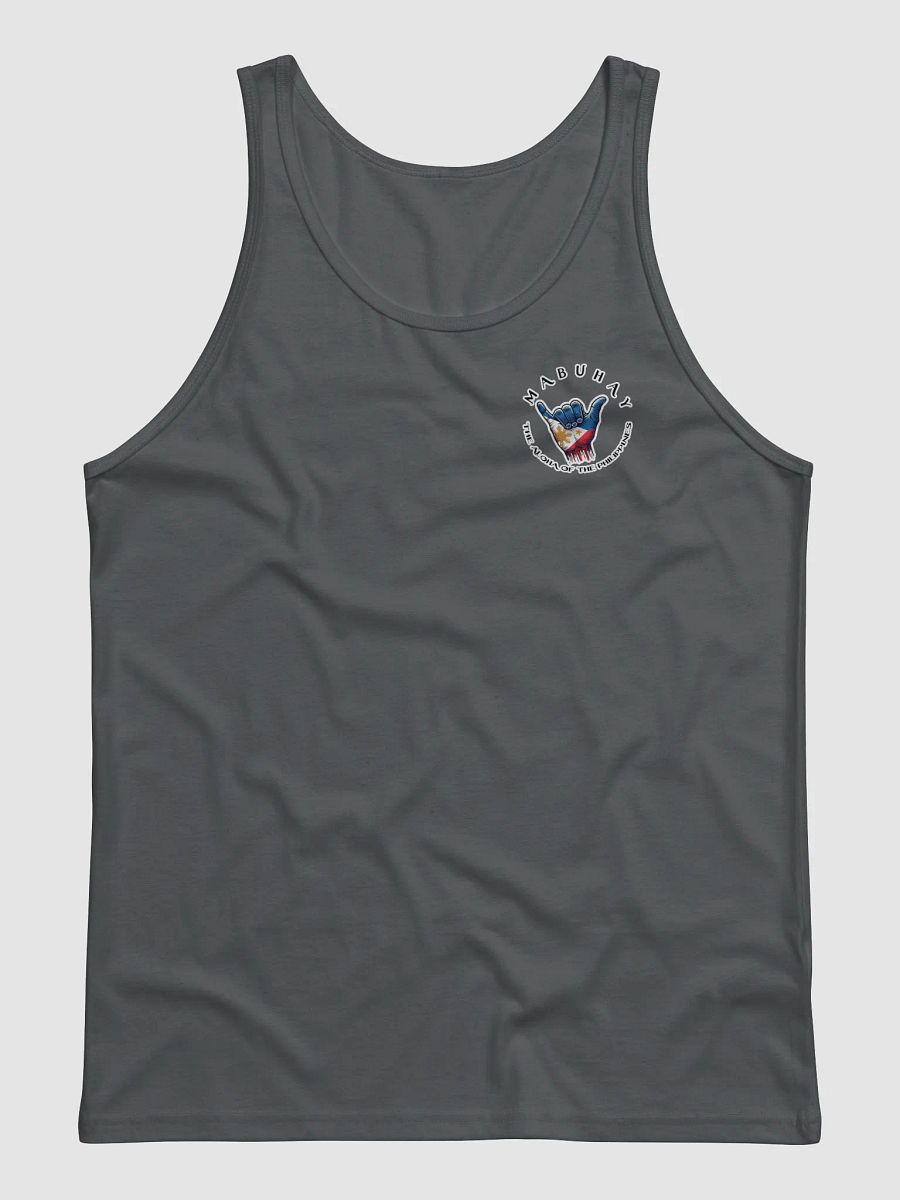 MABUHAY THE ALOHA OF THE PHILIPPINES MEN'S TANK TOP - SHAKA HANG LOOSE VIBES, SMALL FRONT LOGO, LARGE BACK LOGO product image (3)