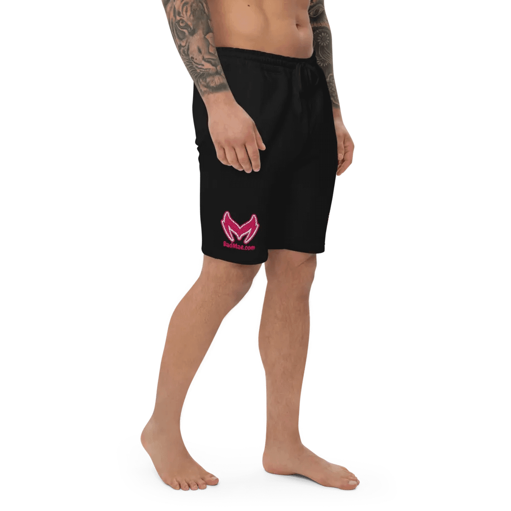 BadMae Embordered Branded Fleece Shorts product image (1)