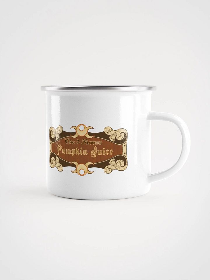 The 3 Moons Pumpkin Juice Enamel Mug product image (1)