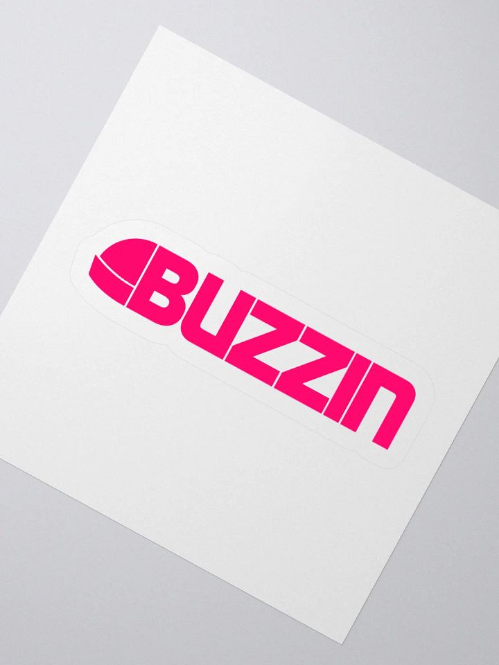 BuzzIn Red Logo Sticker product image (4)