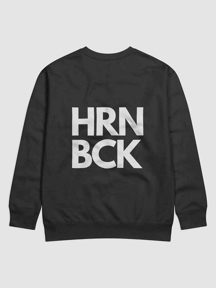HRNBCK SWEATSHIRT – Original Black Edition (print) product image (1)