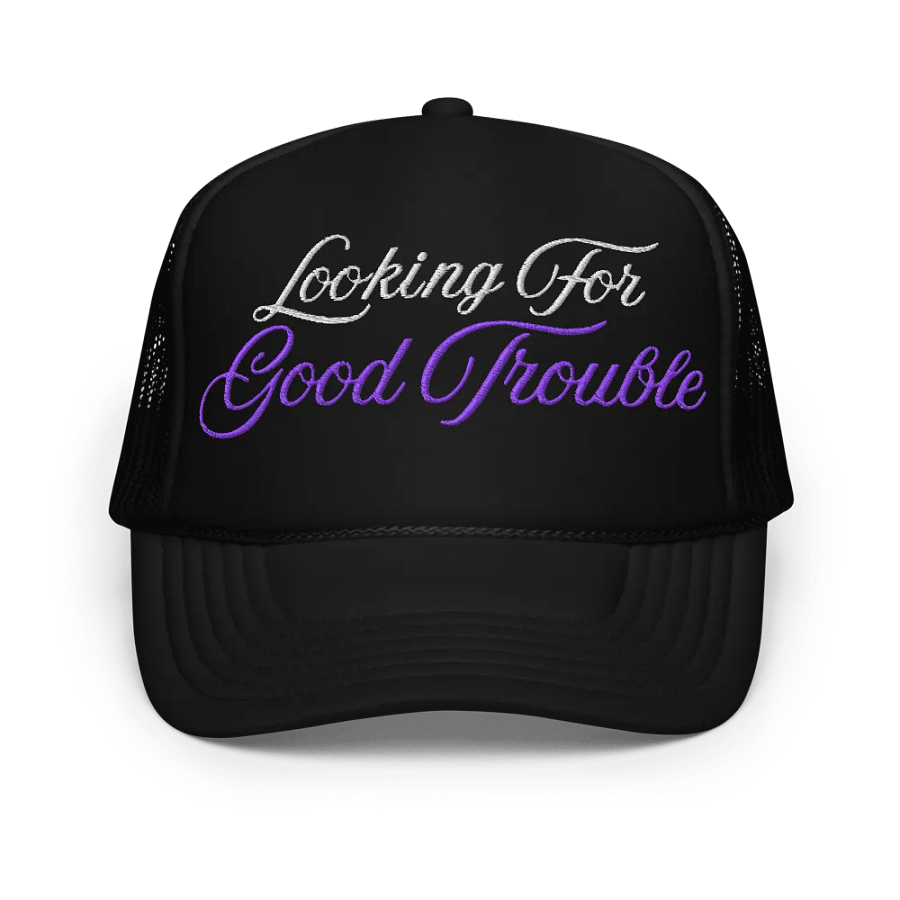 Resistors, Looking for Good Trouble, Black Embroidered Cap product image (1)