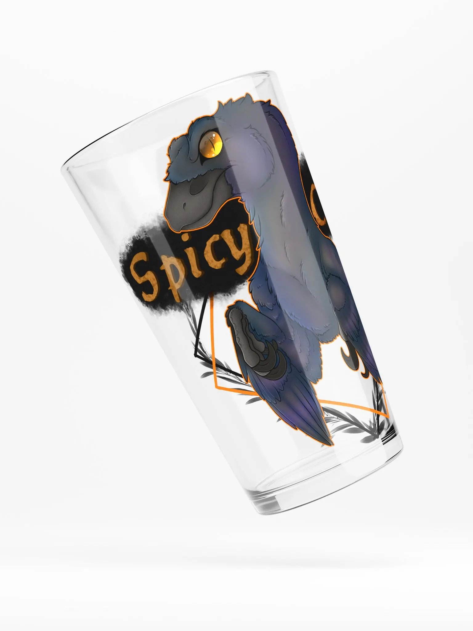 Tater the Spicy Chicken glass product image (4)