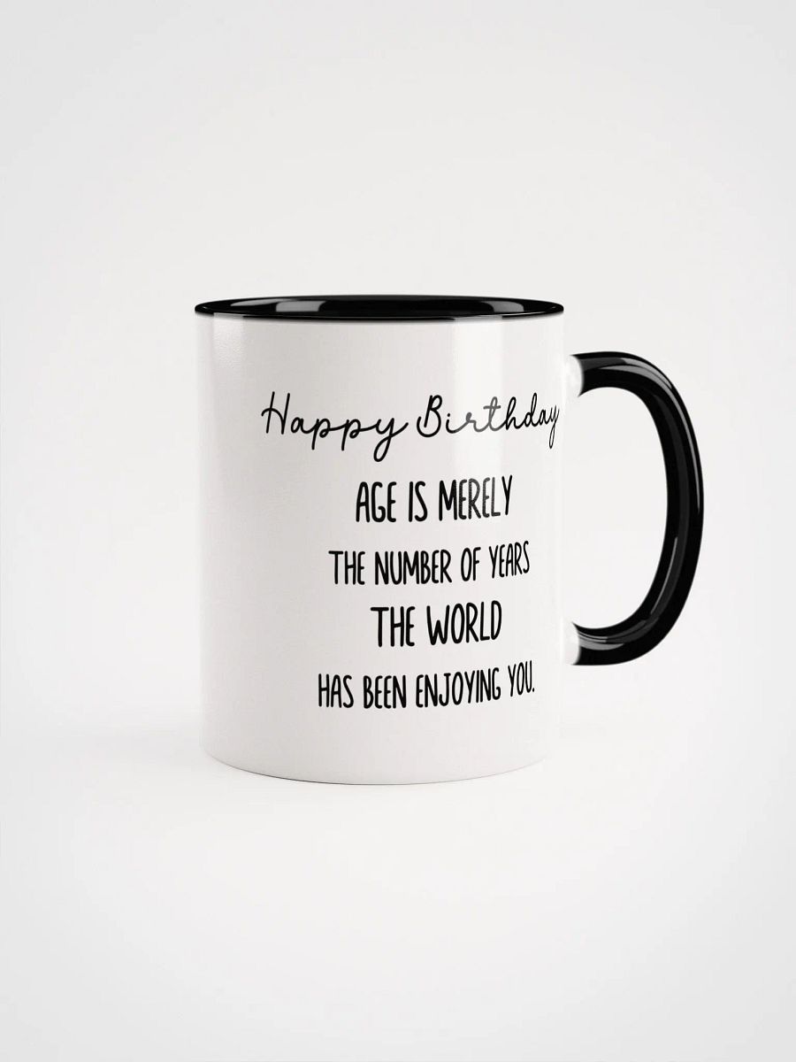 Two Tone Birth Flower Mug JUNE – Personalized Gift product image (2)