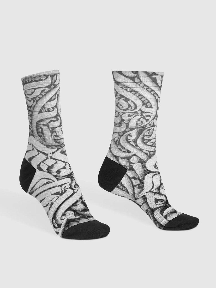 Calligraphy Socks NOIR product image (3)