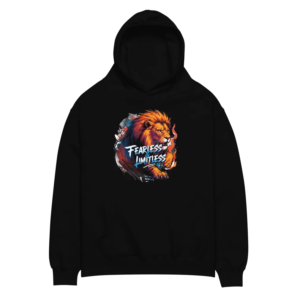 Fearless & Limitless Lion Oversized Hoodie product image (2)