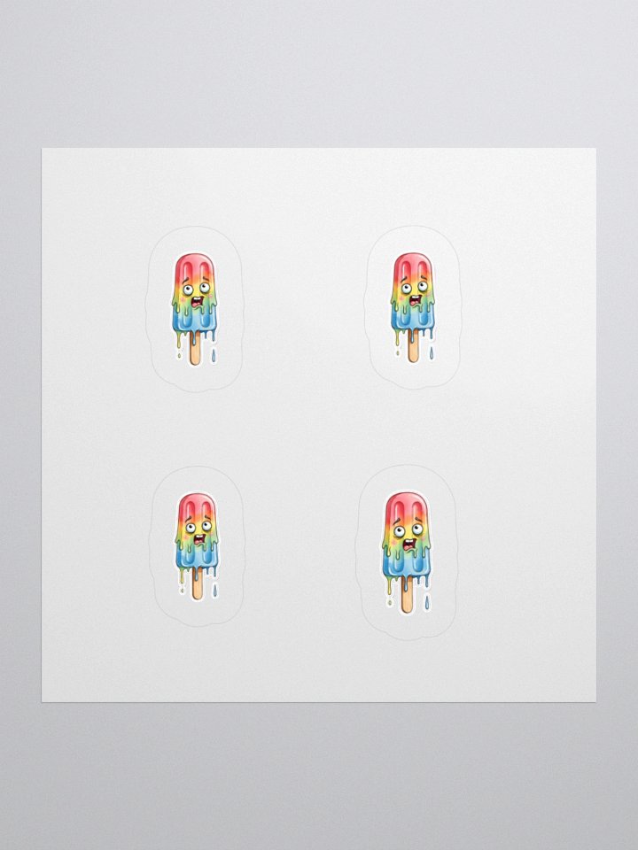 Whimsical Popsicle Faces Sticker Set product image (3)